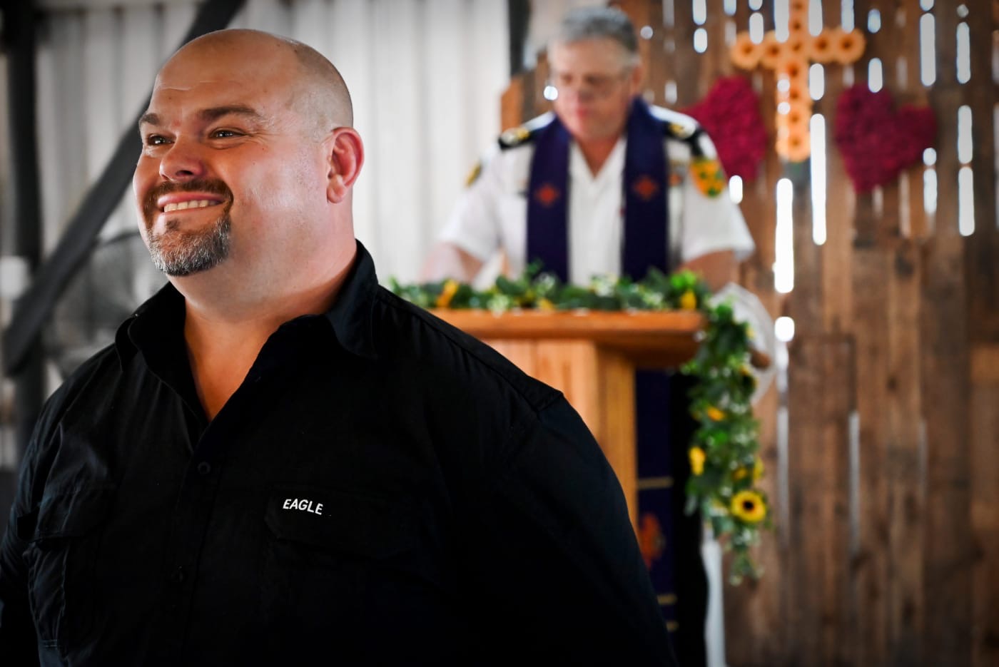 Wedding ceremony by Dr. Gerrit Rademeyer in Winburg