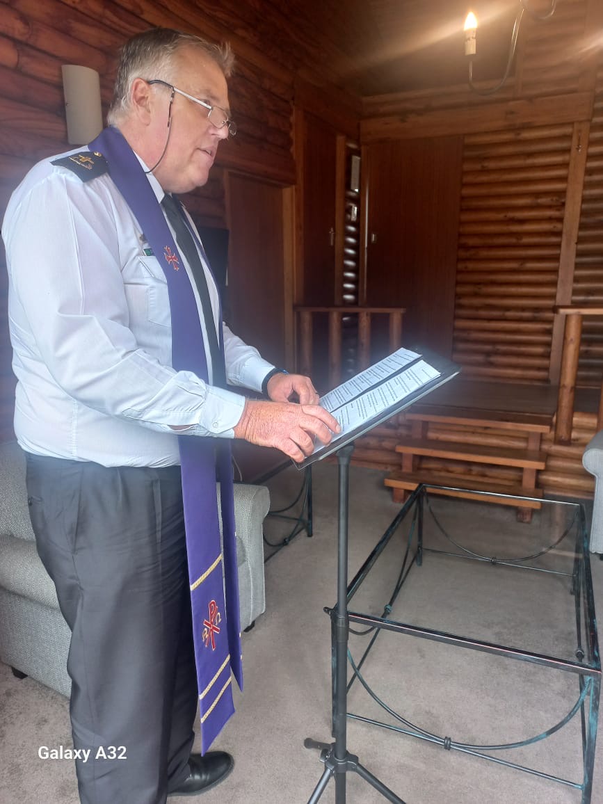 Wedding ceremony by Dr. Gerrit Rademeyer in Winburg