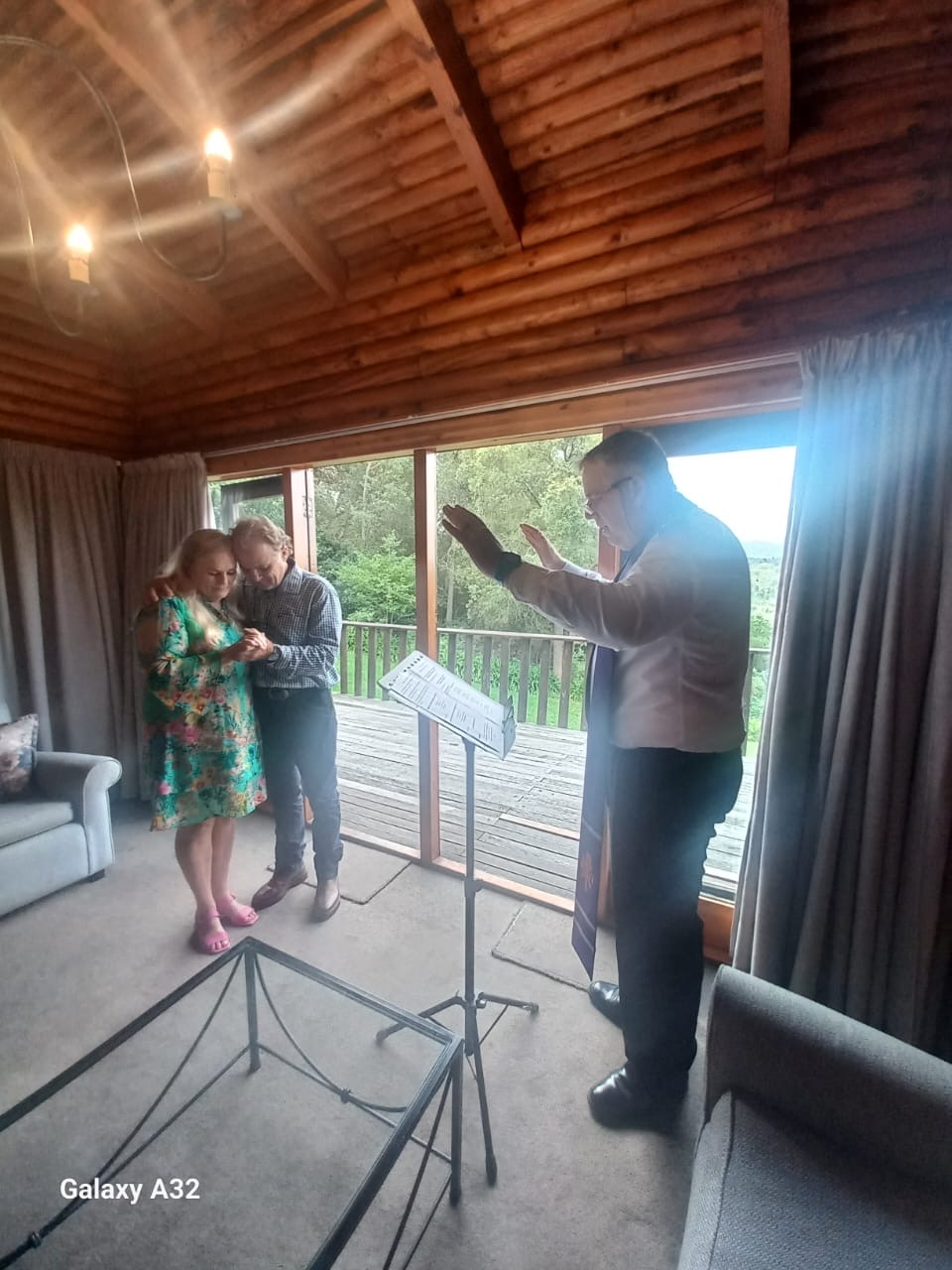 Wedding ceremony by Dr. Gerrit Rademeyer in Winburg