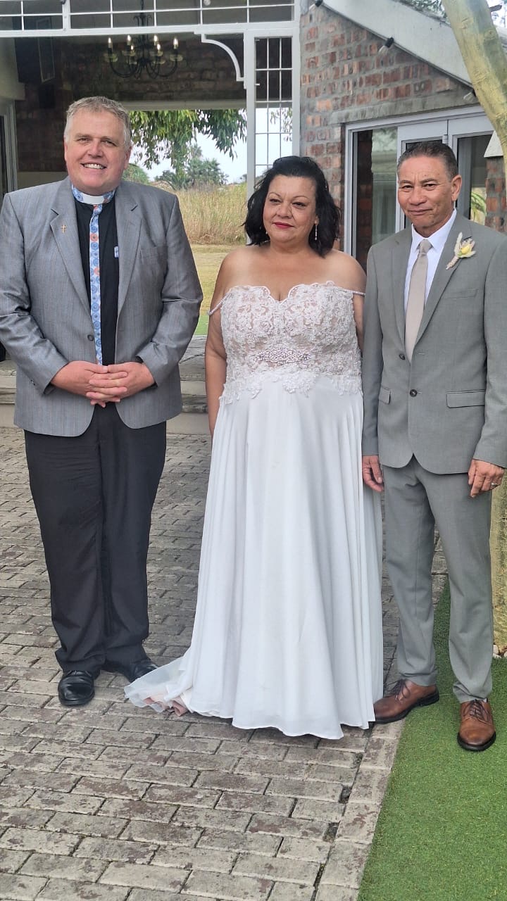 Wedding ceremony by Dr. Gerrit Rademeyer in Winburg