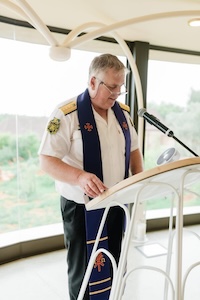 Wedding ceremony by Dr. Gerrit Rademeyer in Winburg